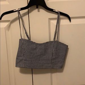 Brandy Melville Gingham Crop Top